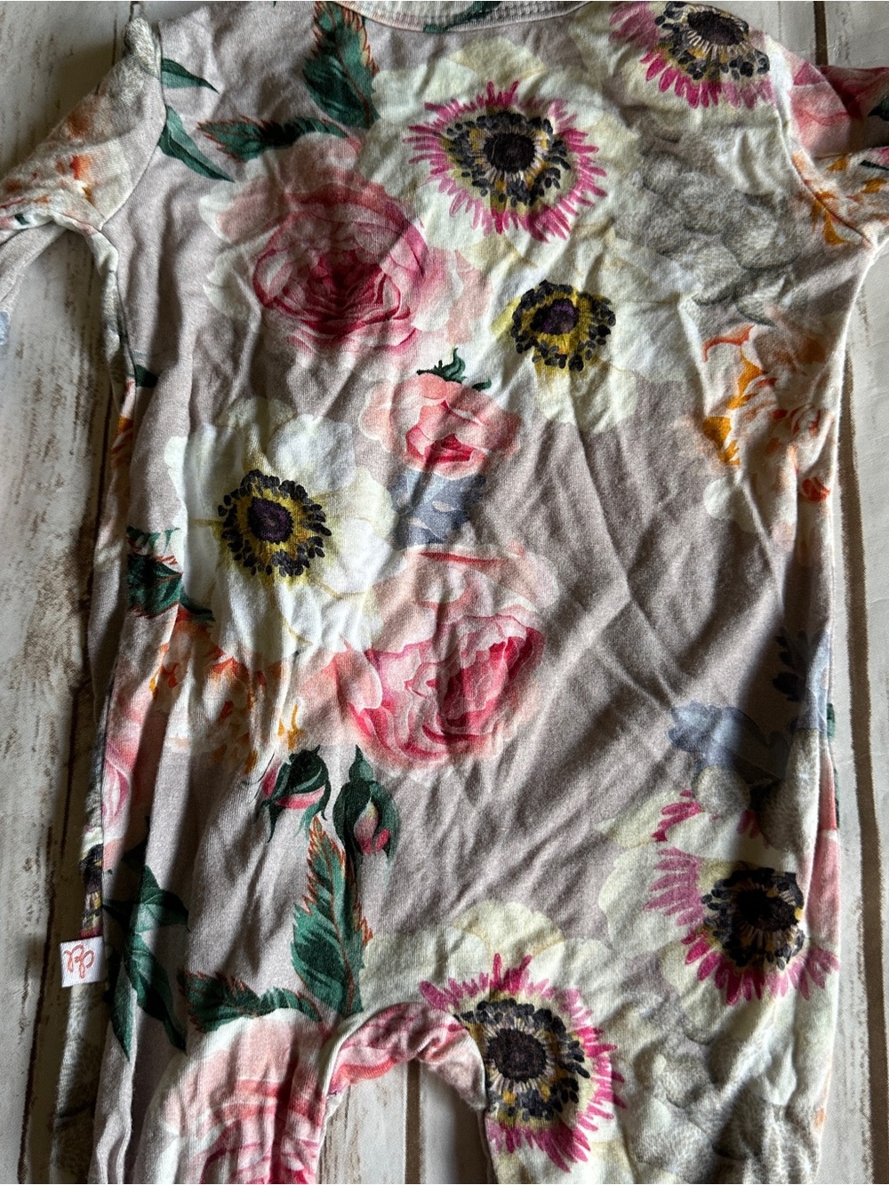 Posh peanut floral romper vguc 0/3 - Picture 8 of 9
